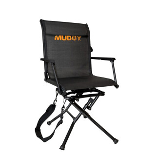 Muddy Swivel-Ease Folding Ground Seat with Flex Tek Seat 360 degree Pivot