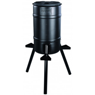 On Time Buckeye Gravity Feeder 200 lb Capacity Polymer Black