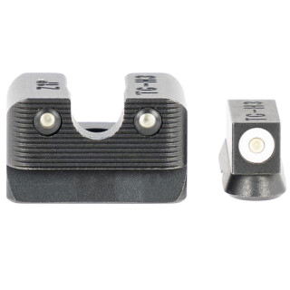 TRUGLO Tritium Pro Night Sights fits CZ 75 White Focus Ring 3 Dot Night Sight