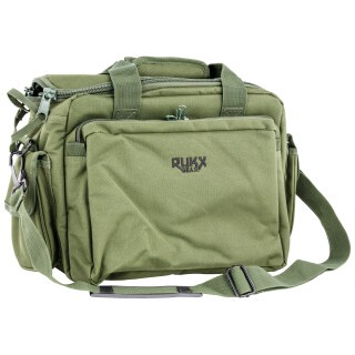 RUKX GEAR Tactical Range Bag 16" Green 600D Polyester