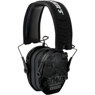 Walkers Razor Slim Electronic Earmuffs Hearing Protection Typhoon Kryptek Camo