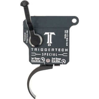 Trigger Tech Special Two-Stage Remington 700 Trigger Right Hand With Bolt Release Curved Shoe Gray Finish