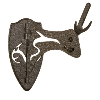 Skullhooker Realtree Little Hooker Small/Mid-Size European Game Wall Mount Graphite Black Steel