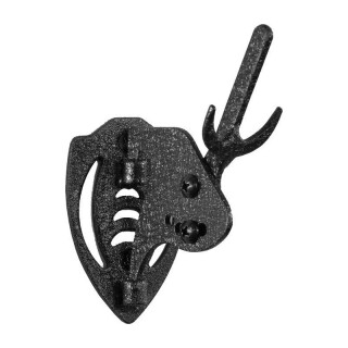 Skull Hooker Mini Hooker Small to Mid-Sized Trophies Wall Mount Adjustable Steel Black MHASSYBLK