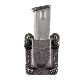 DeSantis Quantico Single Mag Pouch fits Glock 43/ S&W M&P Shield Ambidextrous Kydex Black