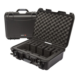 Nanuk 925 4 UP Gun Hard Case Waterproof Dustproof High Impact Polymer Black 925-4UP1