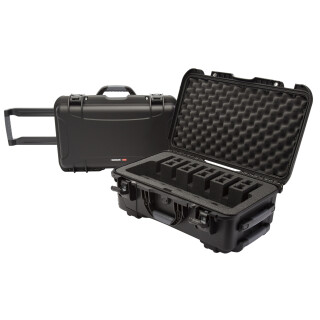 Nanuk 935 6 Up Pistol Hard Case Waterproof Dustproof High Impact Polymer Black 935-6UP1