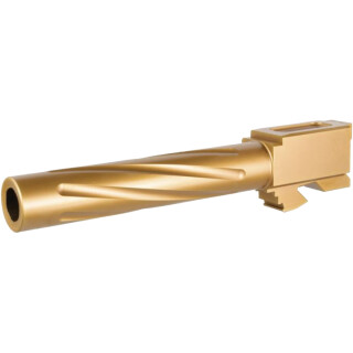Rival Arms Barrel for Glock17 Gen 5 9mm Luger Fluted Gold PVD
