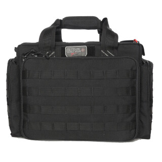 G Outdoors GPS Tactical Range Bag Holds 5 Handguns Nylon Black
