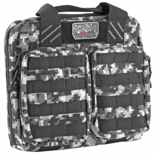G Outdoors Tactical Double +2 Pistol Case Gray Digital Camo