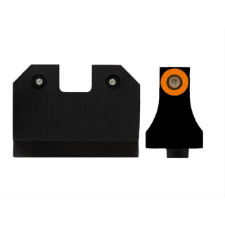 XS Sights R3D Suppressor Height Night Sights for Glock 17/19/26 Orange Front Sight