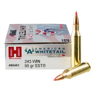 Hornady American Whitetail Tipped .243 Winchester Ammunition 20 Rounds SST 95 Grains