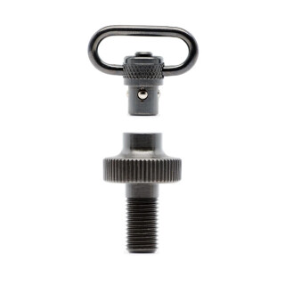 GrovTec Mossberg 500 12 Gauge Shotgun Magazine Cap with QD Push Button Sling Swivel Black