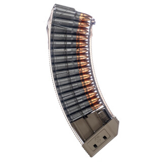 Century Arms US Palm Range AK30R 7.62x39 Soviet AK-47 30 Round Magazine Clear/FDE