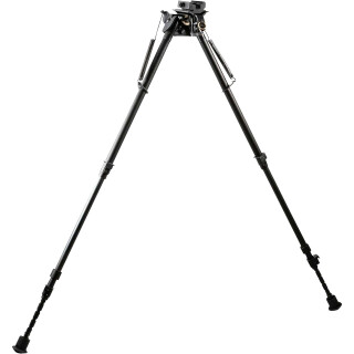 TRUGLO Tac-Pod Adjustable Bipod Pivoting 13" to 23" with Adapter Aluminum Black