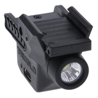 TRUGLO Sight-Line Handgun Light White LED Rechargeable Batteries Pistol Rail Mount Polymer Black