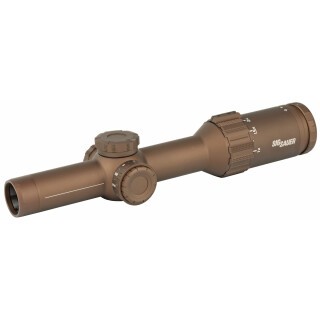 Sig Sauer TANGO6T 1-6x24mm Rifle Scope DWLR6 Reticle 30mm Tube 0.2 MRAD Adjustment FFP