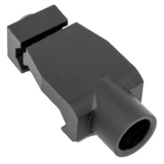GrovTec Side Rider Mounts Low Profile Push Button Base Aluminum Anodized Finish Black