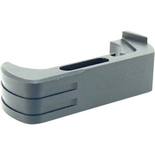 Cross Armory Extended Magazine Catch for Glock 17/19/22 Gen 4 And 5 Aluminum Black