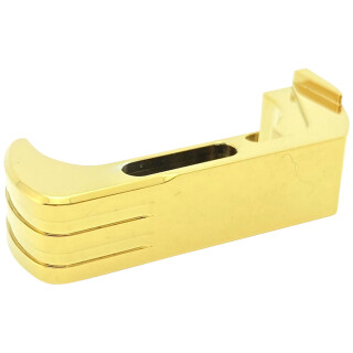 Cross Armory Extended Magazine Catch for Glock 17/19/22 Gen 4 And 5 Aluminum Gold
