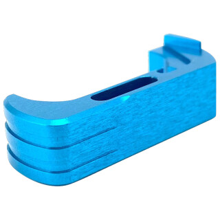 Cross Armory Extended Magazine Catch for Glock 17/19/22 Gen 4 And 5 Aluminum Blue