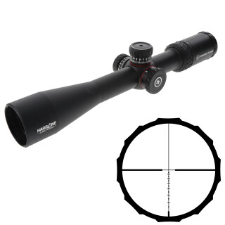 Crimson Trace HardLine 4-16x42 Riflescope CT Custom BDC Long Range Reticle 30mm Tube Second Focal Plane 1/4 MOA Adjustments Aluminum Matte Black
