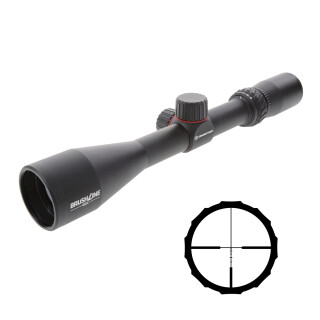 Crimson Brushline 3-9x40mm BDC- Rimfire Reticle 1" Scope Tube