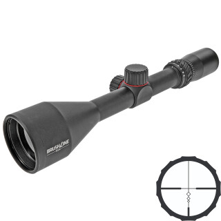 Crimson Trace BrushLine 3-9x50 Riflescope CT Custom BDC Reticle 1" Tube Second Focal Plane 1/4 MOA Adjustments Aluminum Matte Black