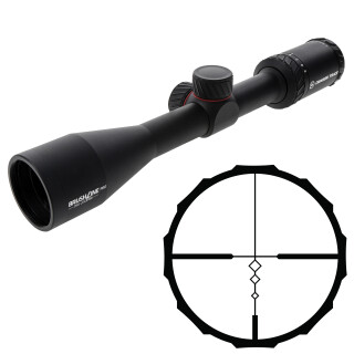 Crimson Trace BrushLine Pro 3-9x40 Riflescope CT Custom BDC .350 Legend Reticle 30mm Tube Second Focal Plane 1/4 MOA Adjustments Aluminum Matte Black
