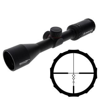 Crimson Trace BrushLine Pro 3-9x40 Riflescope CT Custom BDC Muzzleloader Reticle 1" Tube Second Focal Plane 1/4 MOA Adjustments Aluminum Matte Black
