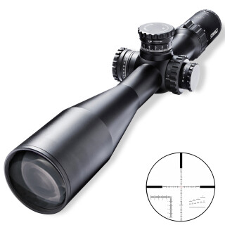 Steiner M5Xi M-Series 5-25x 56mm Rifle Scope FFP Illuminated MSR2 Reticle 34mm Tube MRAD Adjustment Black