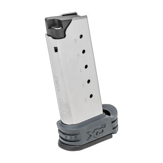 Springfield Armory XD-S Magazine .45 ACP 6 Rounds Extended Tactical Gray/Natural Stainless Finish