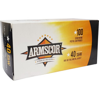 Armscor Precision .40 S&W Ammunition 50 Rounds FMJ 180 Grain