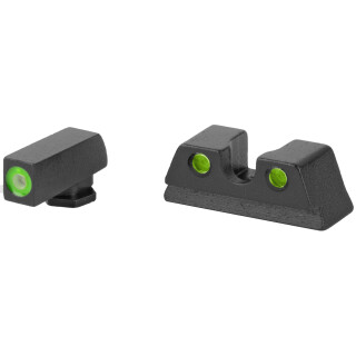 Meprolight Hyper Bright Night Sights for Glock 42/43 Tritium Green/Green