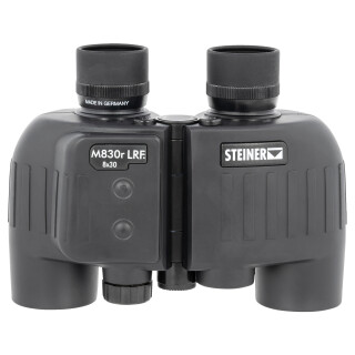 Steiner Optics M830r LRF Binoculars with Laser Rangefinder 8X Magnification 30mm Objective Lens Black