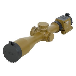 Steiner M7Xi M-Series 2.9-20x 50mm IFS Smart Riflescope FFP Illuminated MSR2 Reticle 34mm Tube .1 MRAD Adjustments Bluetooth Coyote Brown