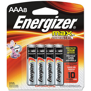Energizer Max AAA Batteries Alkaline Batteries 8 Per Package