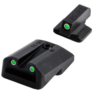 TRUGLO 1911 3" Officer and 4.25" Commander Novak LoMount .260/.500 Tritium Night Sights TG231N3