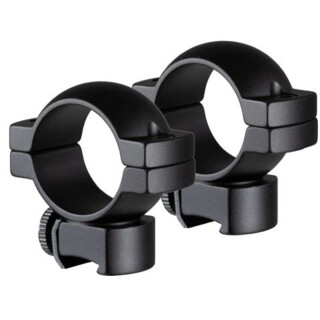 TRUGLO Scope Rings Weaver/Picatinny Style 1 inch Tube Medium Height CNC Machined Aluminum Matte Black