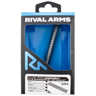 Rival Arms Guide Rod For Springfield Armory XD9 4" Barrel Models Stainless Steel Guide Rod Stock Spring Weight