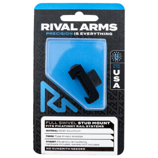 Rival Arms Picatinny Push Button QD Mount 6061 Aluminum Black Finish