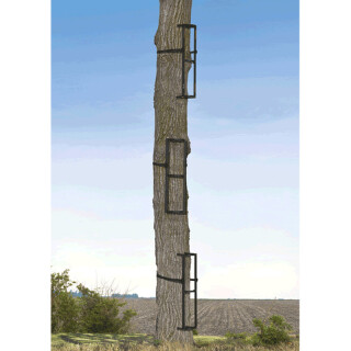 Muddy Stagger Steps 3 Pack Portable Tree Blind Ladder Steel Black
