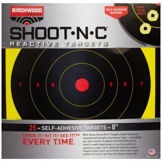 Birchwood Casey Shoot-N-C Reactive 8" Targets 25pk