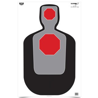 Birchwood Casey Eze-Scorer 23 X 35 BC-19 Stop Core Red, Gray and Black 100 Pack