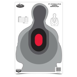 Birchwood Casey Dirty Bird 12x18 Inch Transitional Target Reactive Paper Indoor/Outdoor 100 Pack