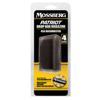 Mossberg Patriot Bolt Action Rifle Magazine .450 Bushmaster 4 Rounds Steel Matte Black