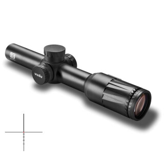 EOTech VUDU 1-8x24 Precision Riflescope HC3 Illuminated Reticle 30mm Tube .25 MOA Adjustments Second Focal Plane Anodized Finish Flat Black