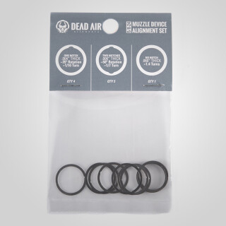 Dead Air Armament Muzzle Device Alignment Set Shim Kit 5/8x24 Matte Finish