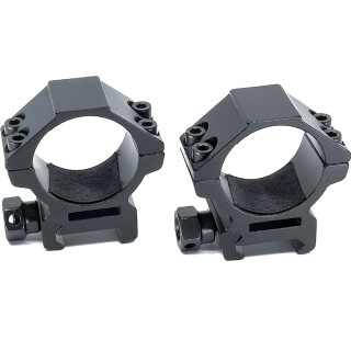 Riton Optics X30L Scope Ring Set Picatinny/Weaver Low 30mm Diameter 9mm High Matte Black