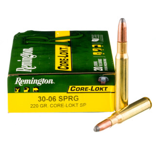 Remington Express .30-06 Springfield Ammunition 20 Rounds Core-Lokt SP 220 Grain